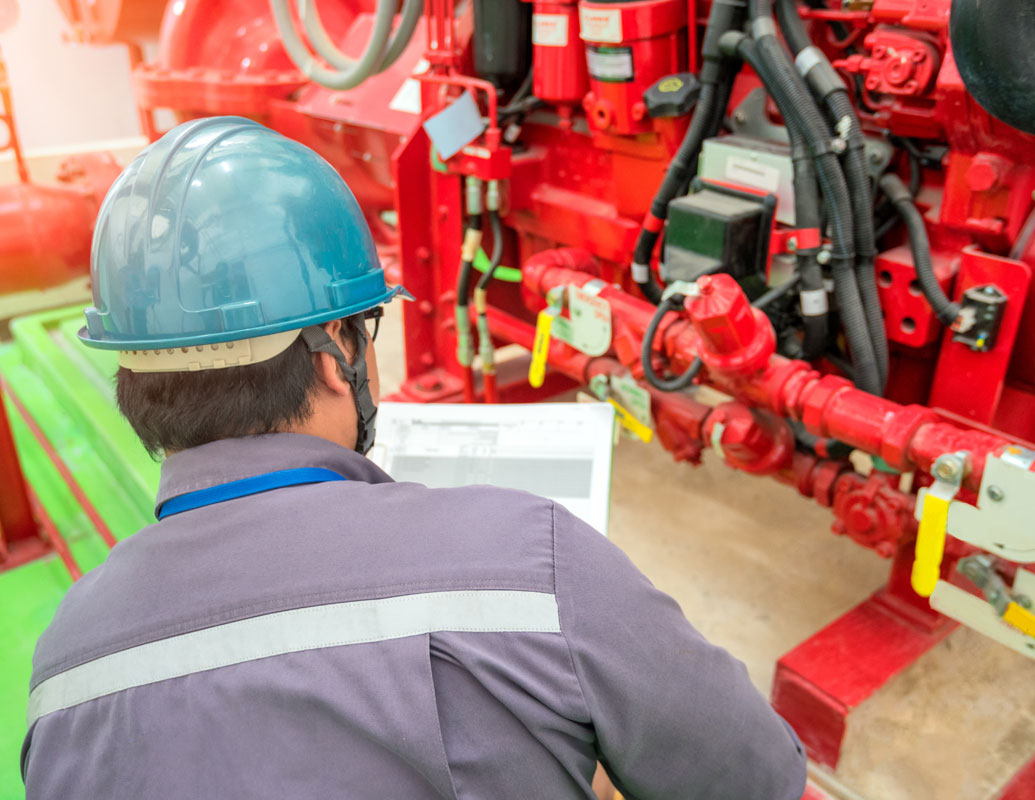 Sprinkler system inspection and maintenance