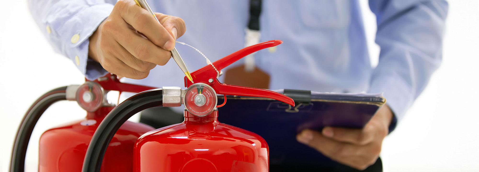 Fire Extinguisher installation, maintenance and inspection by qualified professionals from Optimum Fire and Security